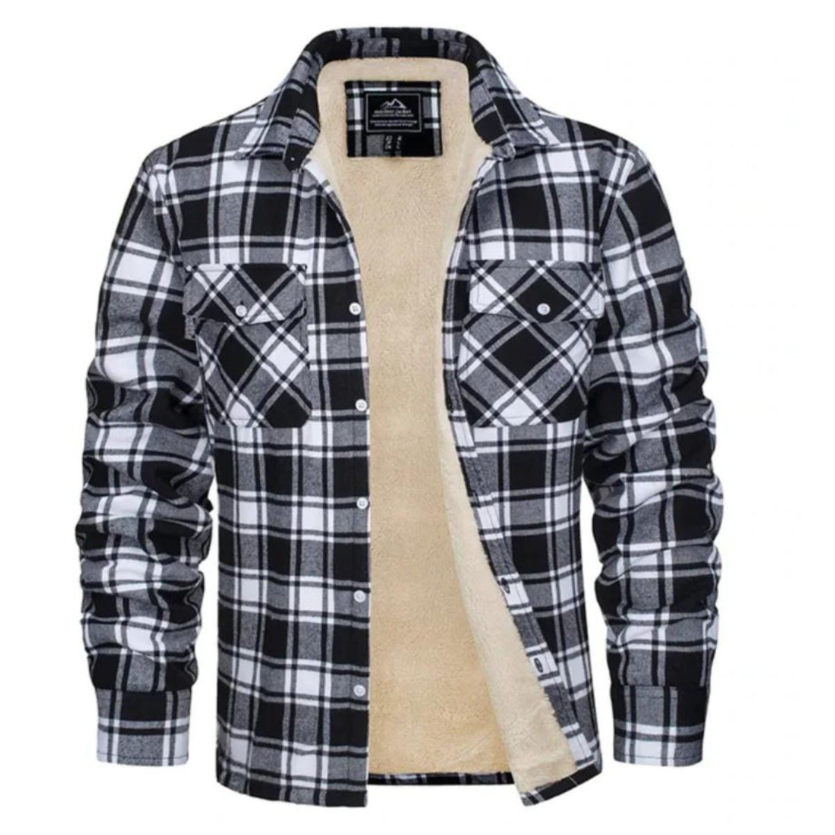 Harvey - Fleecegefütterte karierte Jacke 3