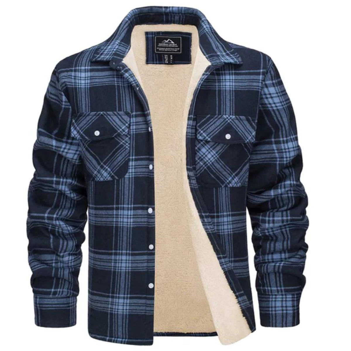Harvey - Fleecegefütterte karierte Jacke 5