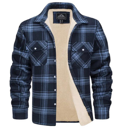 Harvey - Fleecegefütterte karierte Jacke 5