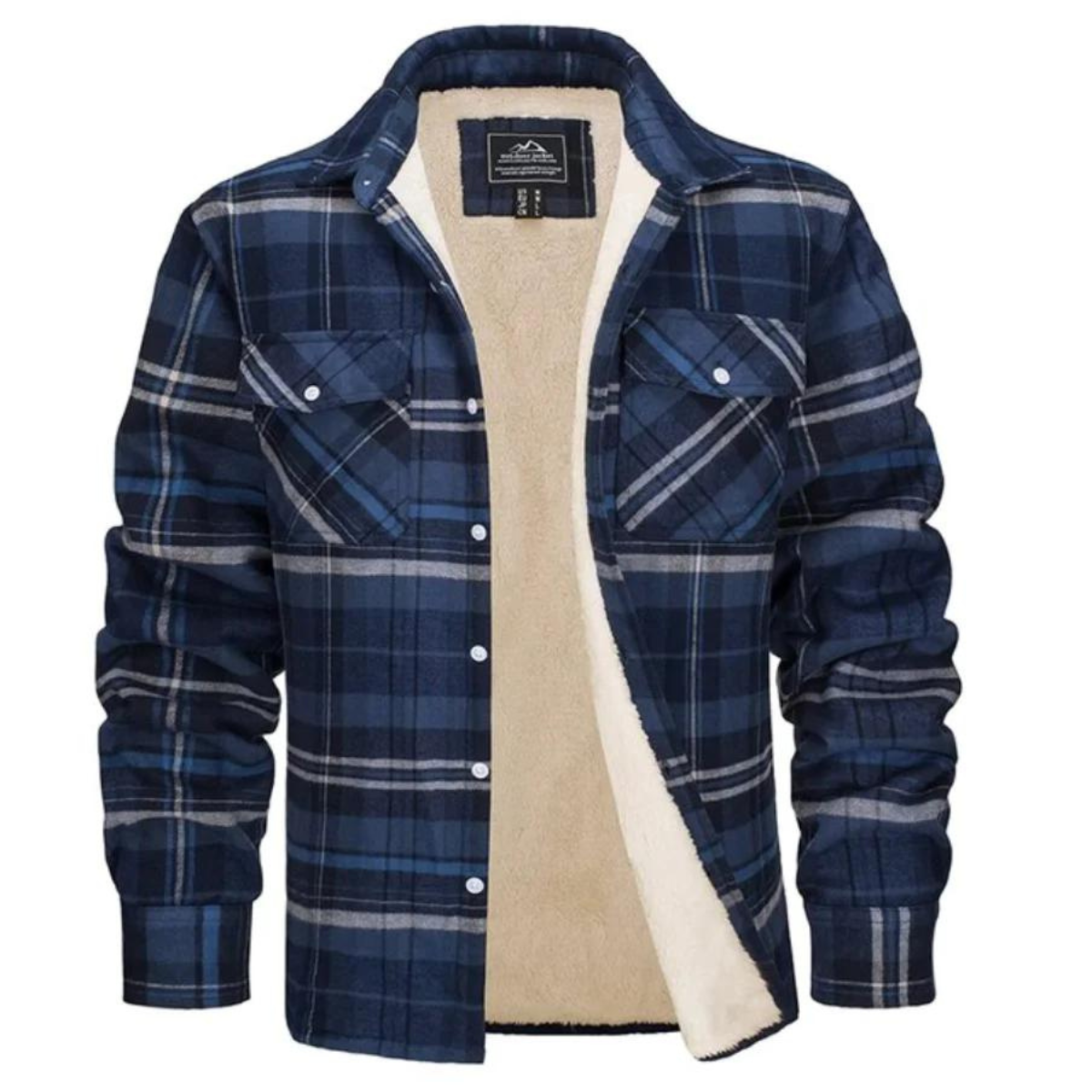 Harvey - Fleecegefütterte karierte Jacke 6