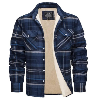 Harvey - Fleecegefütterte karierte Jacke 6