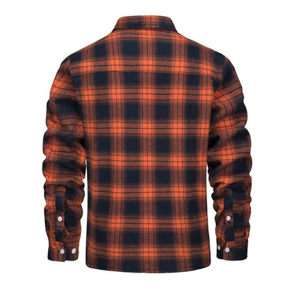 Harvey - Fleecegefütterte karierte Jacke 7