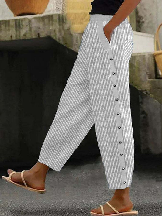 Heloise - Hose - Lässig - Leinen - Für den Alltag für Damen 1