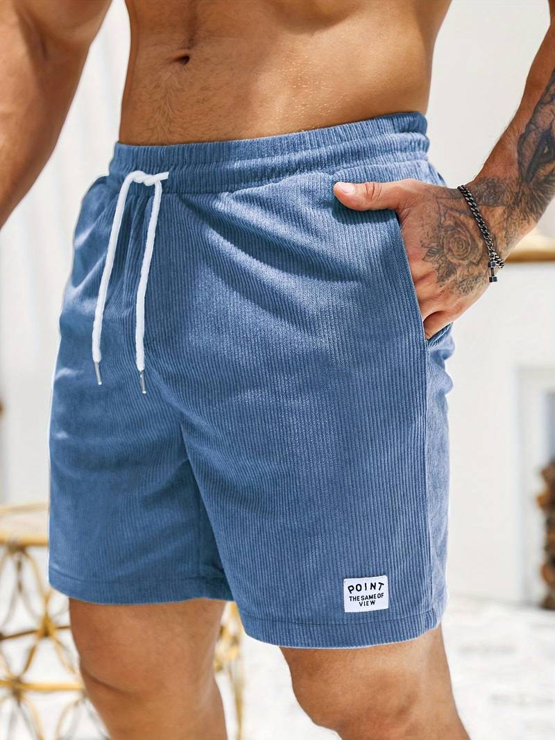 Herren Badeshorts mit elastischem Bund & Tunnelzug – Leichte Strandshorts für Sommer, Urlaub & Sport 3