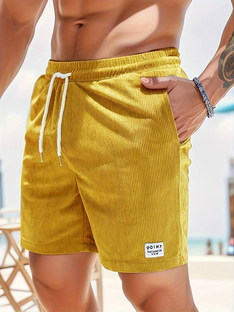 Herren Badeshorts mit elastischem Bund & Tunnelzug – Leichte Strandshorts für Sommer, Urlaub & Sport 5