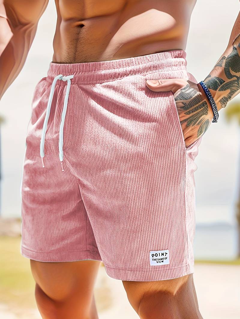 Herren Badeshorts mit elastischem Bund & Tunnelzug – Leichte Strandshorts für Sommer, Urlaub & Sport 6