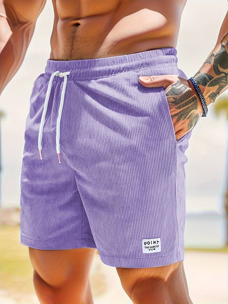 Herren Badeshorts mit elastischem Bund & Tunnelzug – Leichte Strandshorts für Sommer, Urlaub & Sport 9