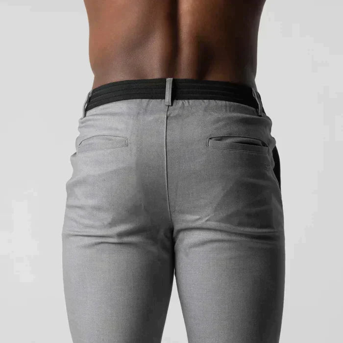 Herren Chinohose Slim Fit – Stretch Businesshose mit schmalem Bein für Freizeit & Büro 3