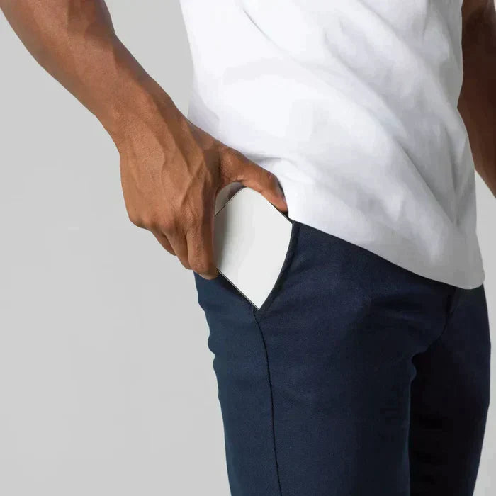 Herren Chinohose Slim Fit – Stretch Businesshose mit schmalem Bein für Freizeit & Büro 5