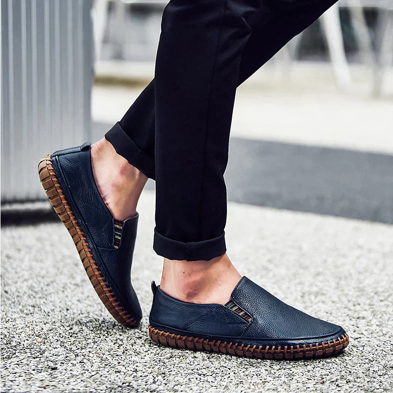 Herren Leder Premium Loafers - Milan 3