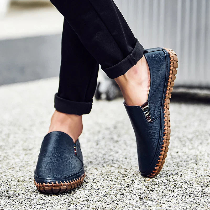 Herren Leder Premium Loafers - Milan 4