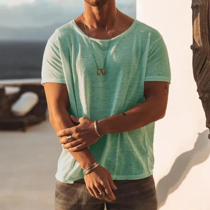 Herren T-Shirt mit Rundhalsausschnitt – Leichtes Sommer-Shirt im lässigen Look für Alltag, Urlaub & Streetstyle 3