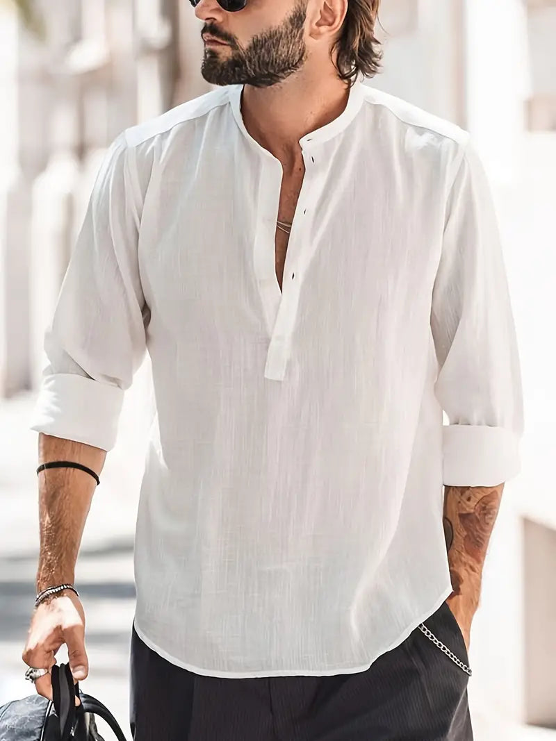 Hugo | Herren Leinenhemd 6