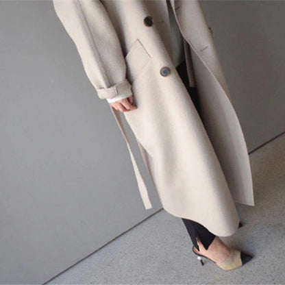 ISABELLE | Langer Wollmantel 1