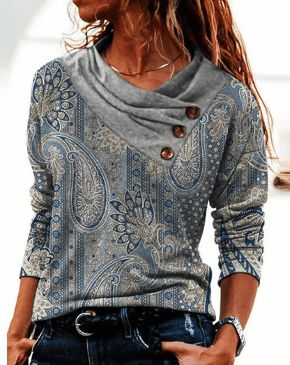 Inès Lavigne -  Eleganter Pullover mit hochgeschlagenem Kragen 0