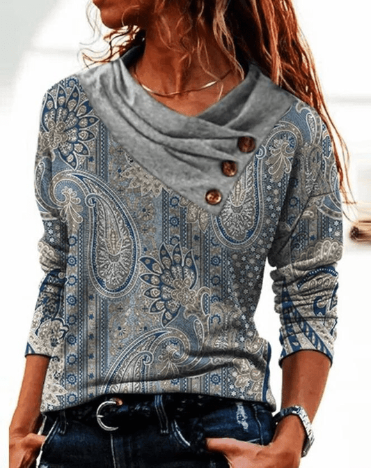Inès Lavigne -  Eleganter Pullover mit hochgeschlagenem Kragen 0