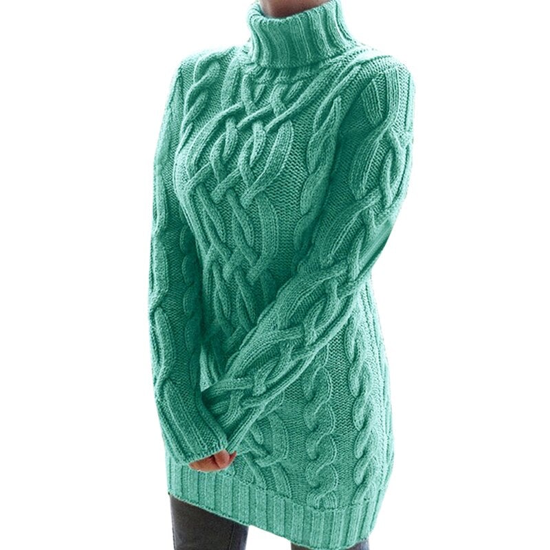 Jacquette - Halte dich kuschelig warm mit diesem stylischen Strickkleid 0