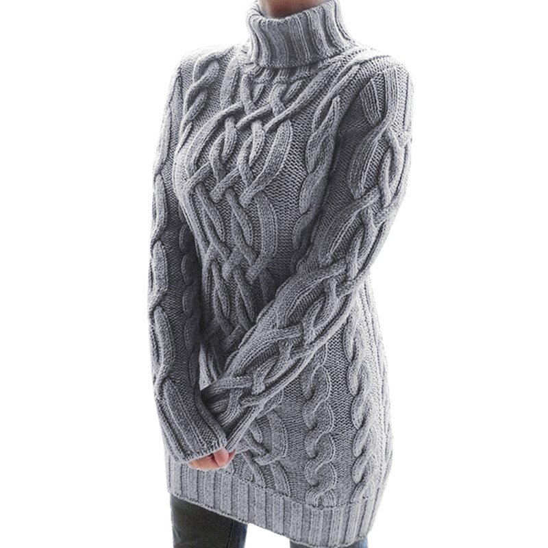 Jacquette - Halte dich kuschelig warm mit diesem stylischen Strickkleid 4