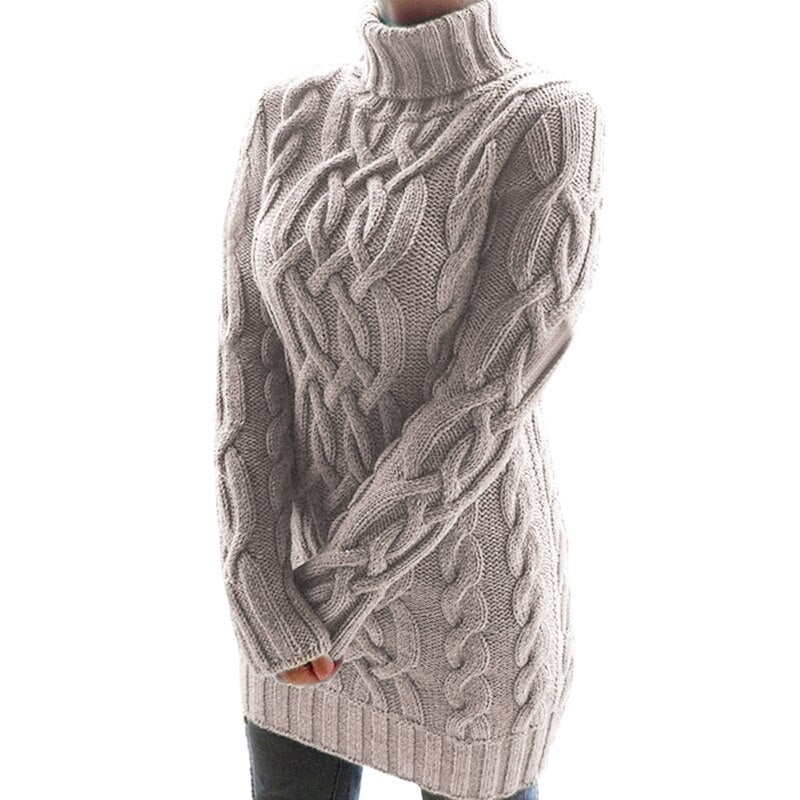Jacquette - Halte dich kuschelig warm mit diesem stylischen Strickkleid 5