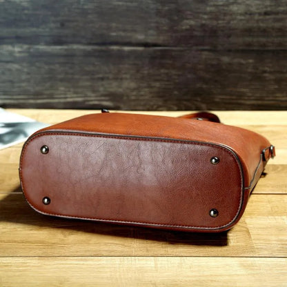 Jamie | Damen Vintage Leder Umhängetasche 5