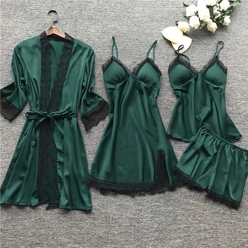 Jara - Satin-Pyjama-Set 1