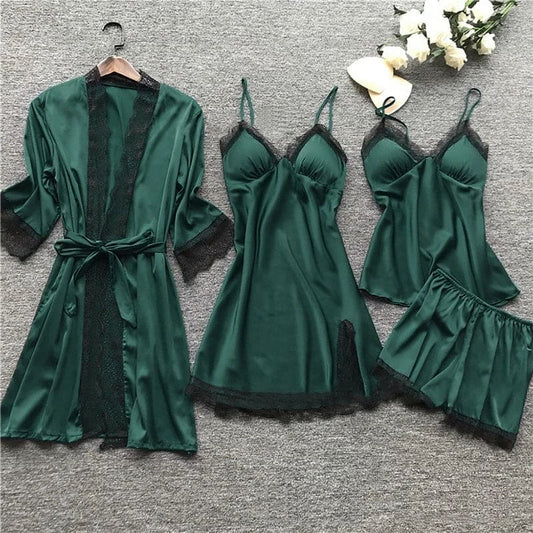 Jara - Satin-Pyjama-Set 1