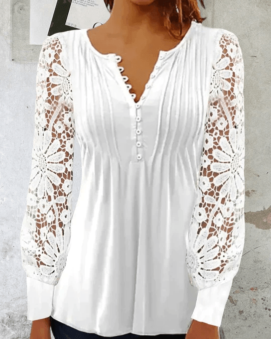 Jeanne - Elegante Bluse mit langen Ärmeln 0