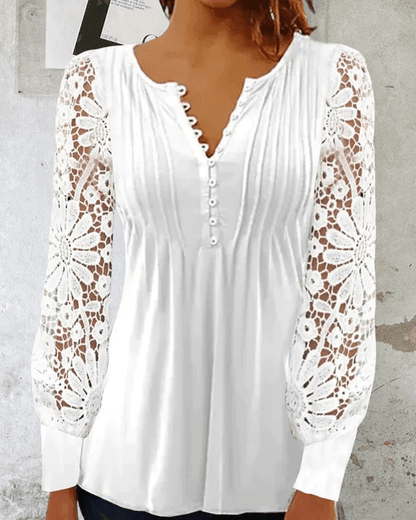 Jeanne - Elegante Bluse mit langen Ärmeln 0