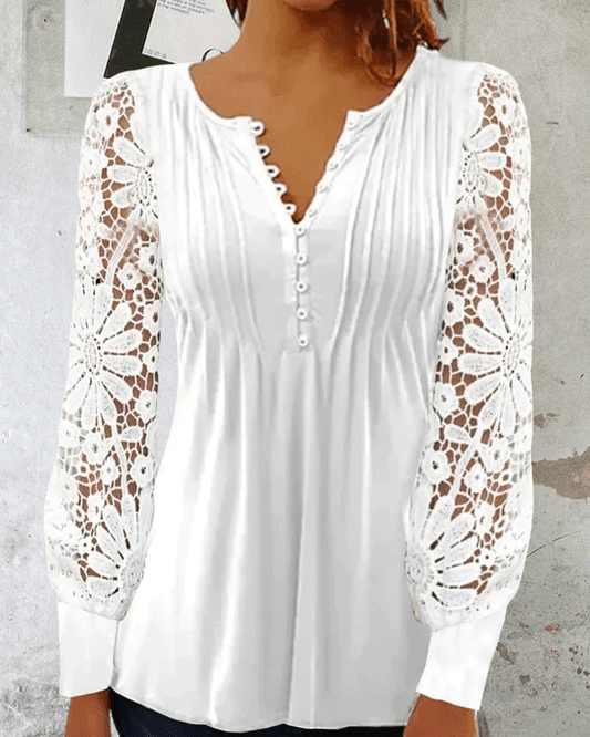 Jeanne - Elegante Bluse mit langen Ärmeln 0