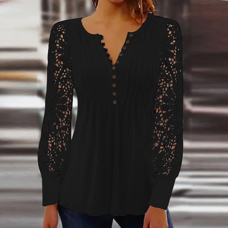 Jeanne - Elegante Bluse mit langen Ärmeln 2