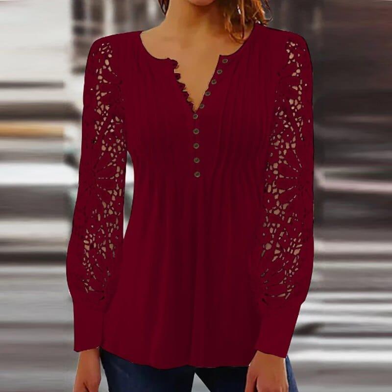 Jeanne - Elegante Bluse mit langen Ärmeln 3