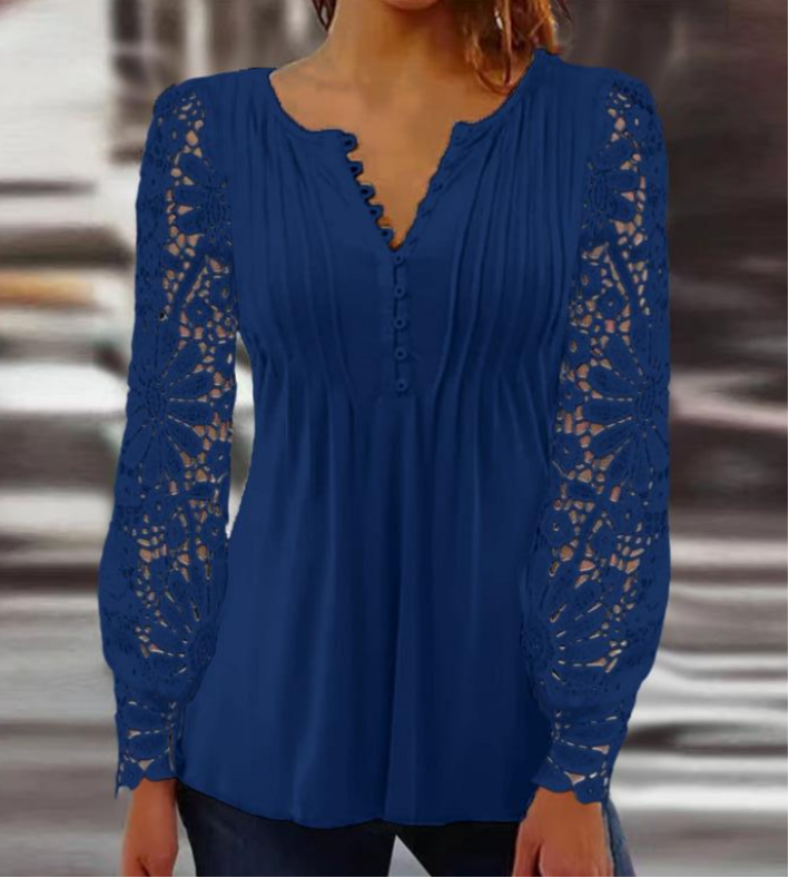Jeanne - Elegante Bluse mit langen Ärmeln 4