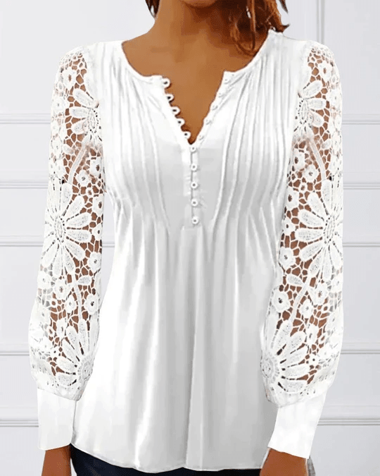 Jeanne - Elegante Bluse mit langen Ärmeln 6