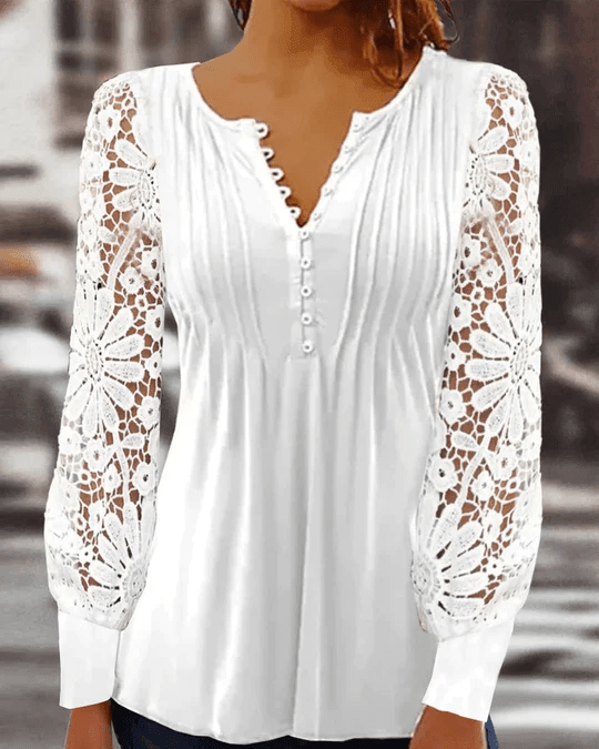 Jeanne - Elegante Bluse mit langen Ärmeln 7