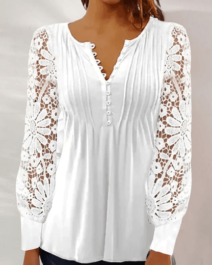 Jeanne - Elegante Bluse mit langen Ärmeln 8