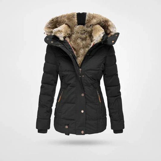 Jessamine - Warme wasserdichte Winterjacke mit Innenfutter und Kapuze 0