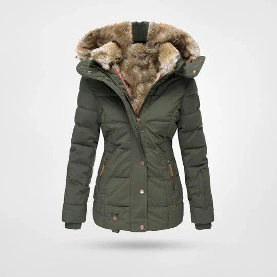 Jessamine - Warme wasserdichte Winterjacke mit Innenfutter und Kapuze 1