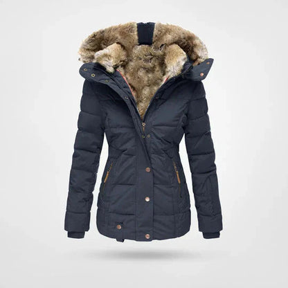 Jessamine - Warme wasserdichte Winterjacke mit Innenfutter und Kapuze 3