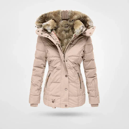 Jessamine - Warme wasserdichte Winterjacke mit Innenfutter und Kapuze 4