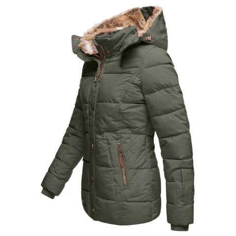Jessamine - Warme wasserdichte Winterjacke mit Innenfutter und Kapuze 6