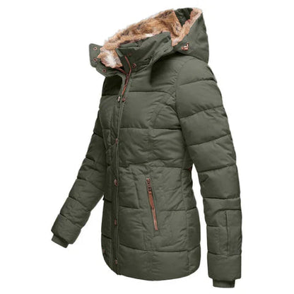 Jessamine - Warme wasserdichte Winterjacke mit Innenfutter und Kapuze 6