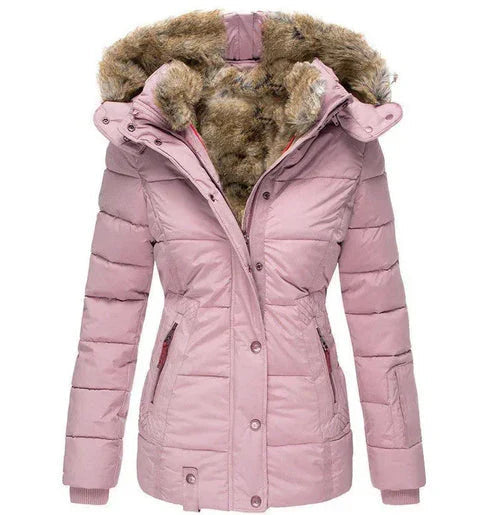 Jessamine - Warme wasserdichte Winterjacke mit Innenfutter und Kapuze 7