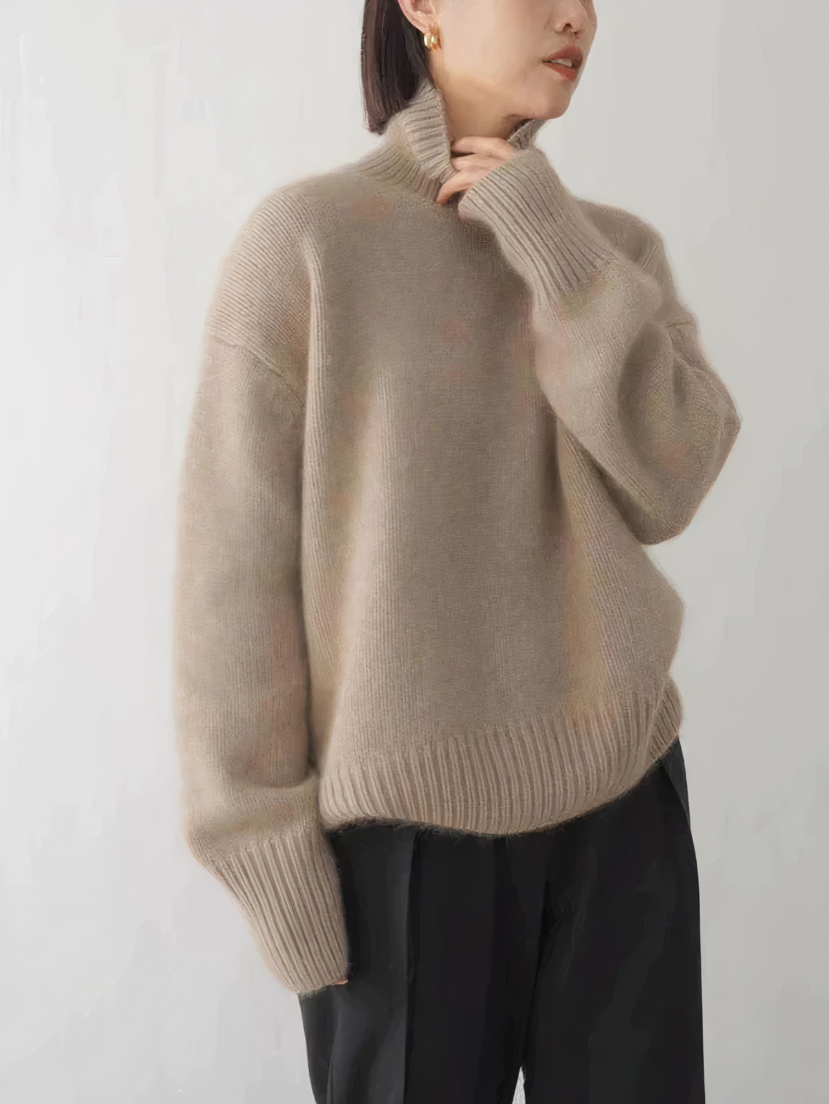 Kaschmir style rollkragenpullover - sonja 0