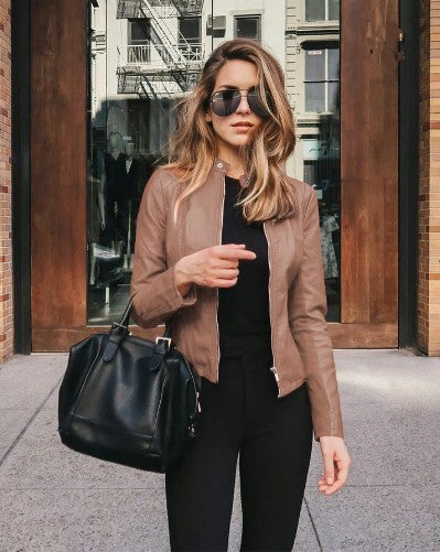 Komfortable Winter Lederjacke im modernen Stil für Damen | Perfekt für den Winter 4