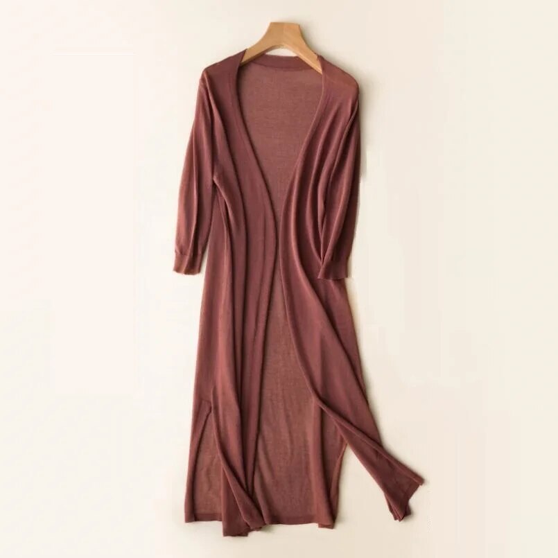 Langer strick  cardigan - alyssa 2