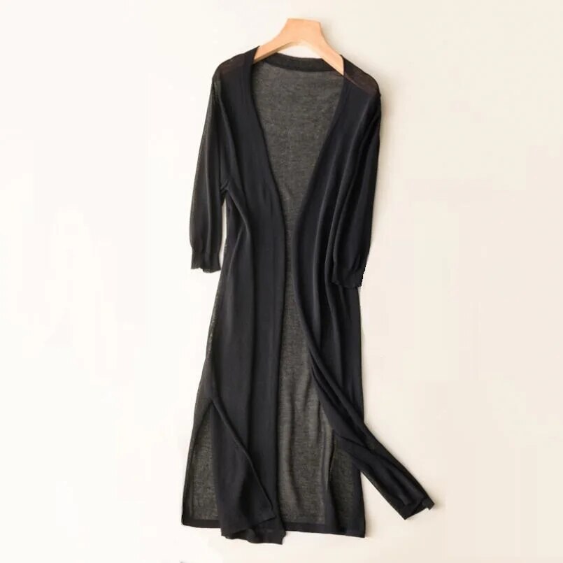 Langer strick  cardigan - alyssa 5