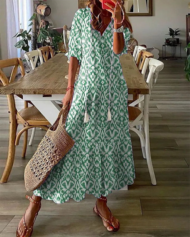 Langes Damenkleid 1