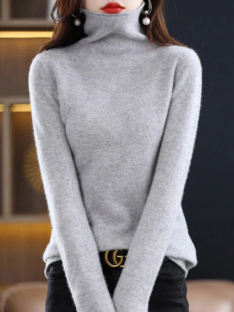 Lässiger Baumwoll-Rollkragenpullover für Damen | Perfekt für lässige Tage 11