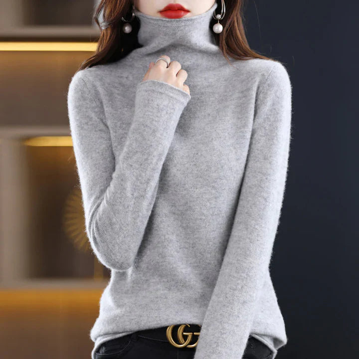 Lässiger Baumwoll-Rollkragenpullover für Damen | Perfekt für lässige Tage 16