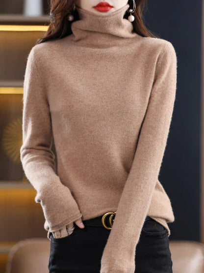 Lässiger Baumwoll-Rollkragenpullover für Damen | Perfekt für lässige Tage 17